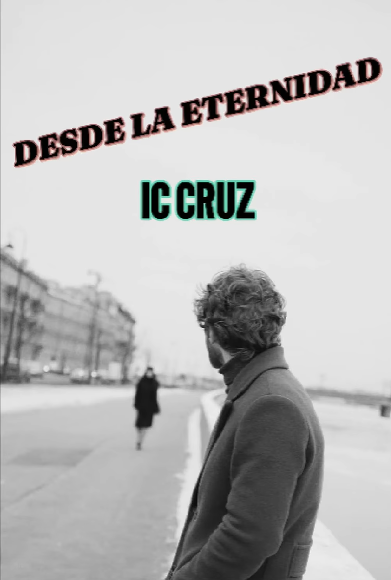 Portada del libro: hombre mirando a una mujer a lo lejos, título 