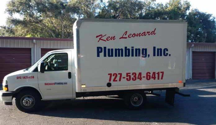 Plumber Service Truck — New Port Richey, FL — Ken Leonard Plumbing Inc
