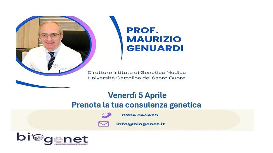 Consulenza genetica, visita genetica, biogenet