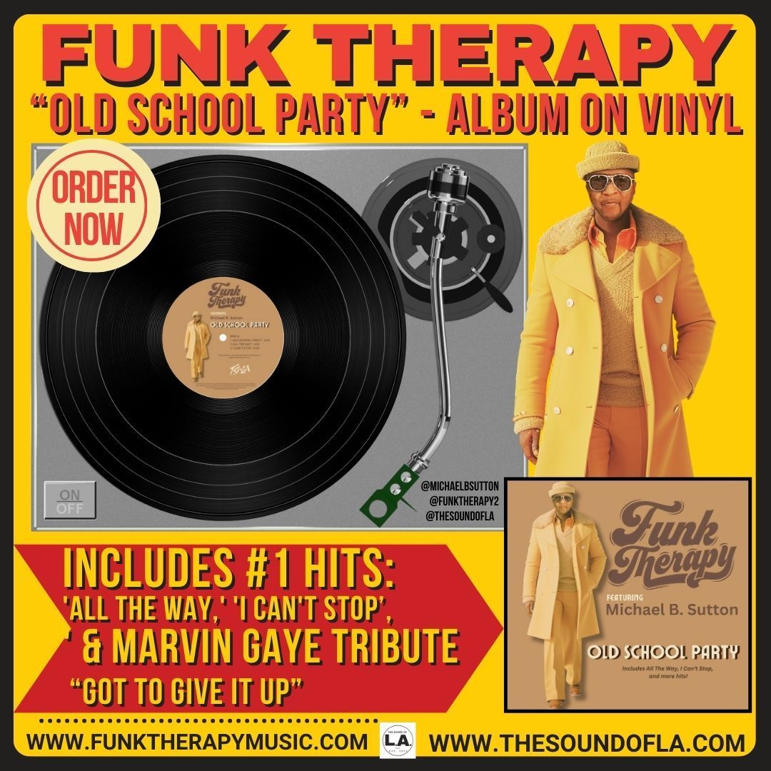 Funk therapy old school party album includes # 1 hits all the way i can 't stop and marvin gaye tribute