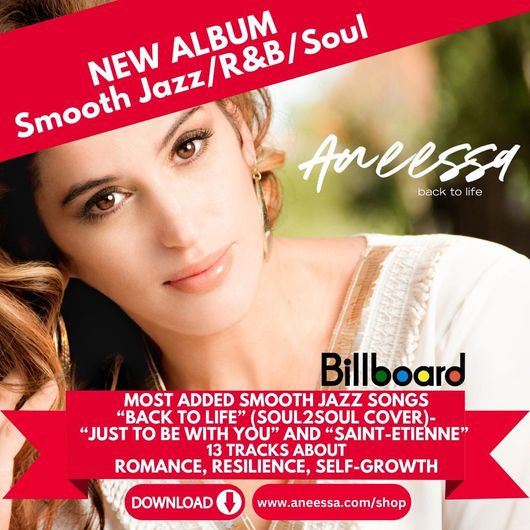 Anessa  advertisement for an album called 