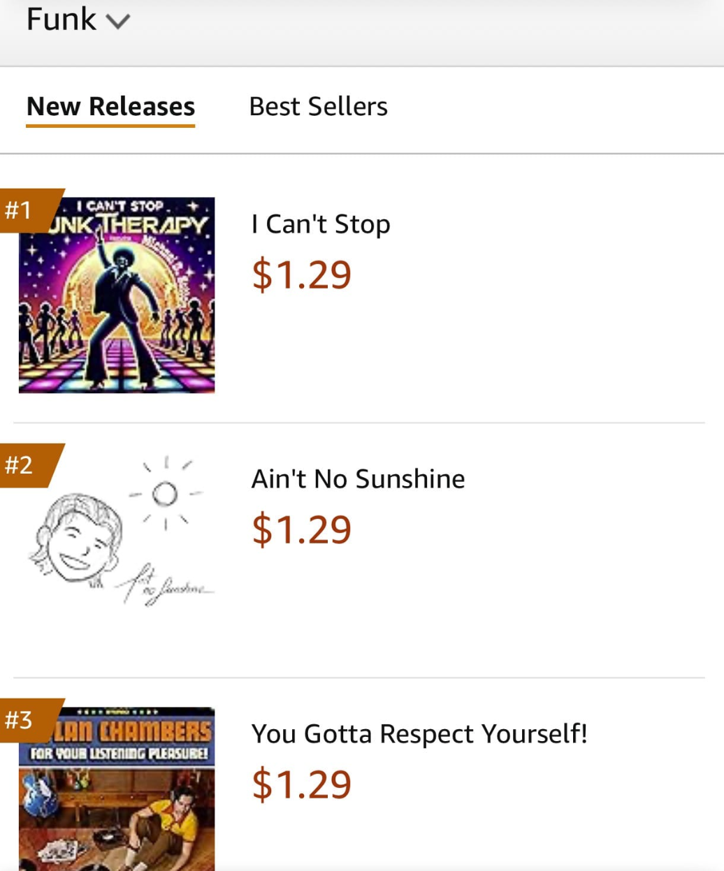 Top 3 Funk New Releases: 