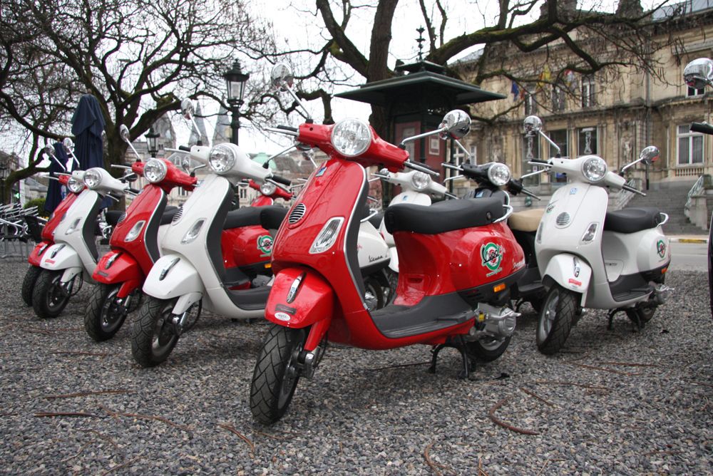 vespas te huur voor grote groepen