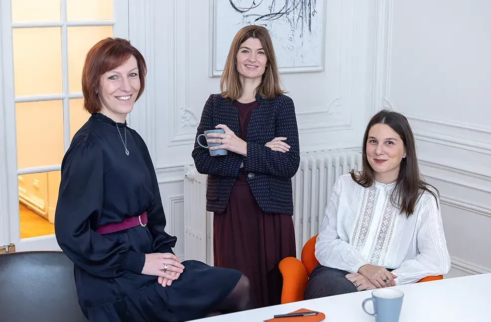 Florence Renaudin, Laure Khalil et Karine Giraud