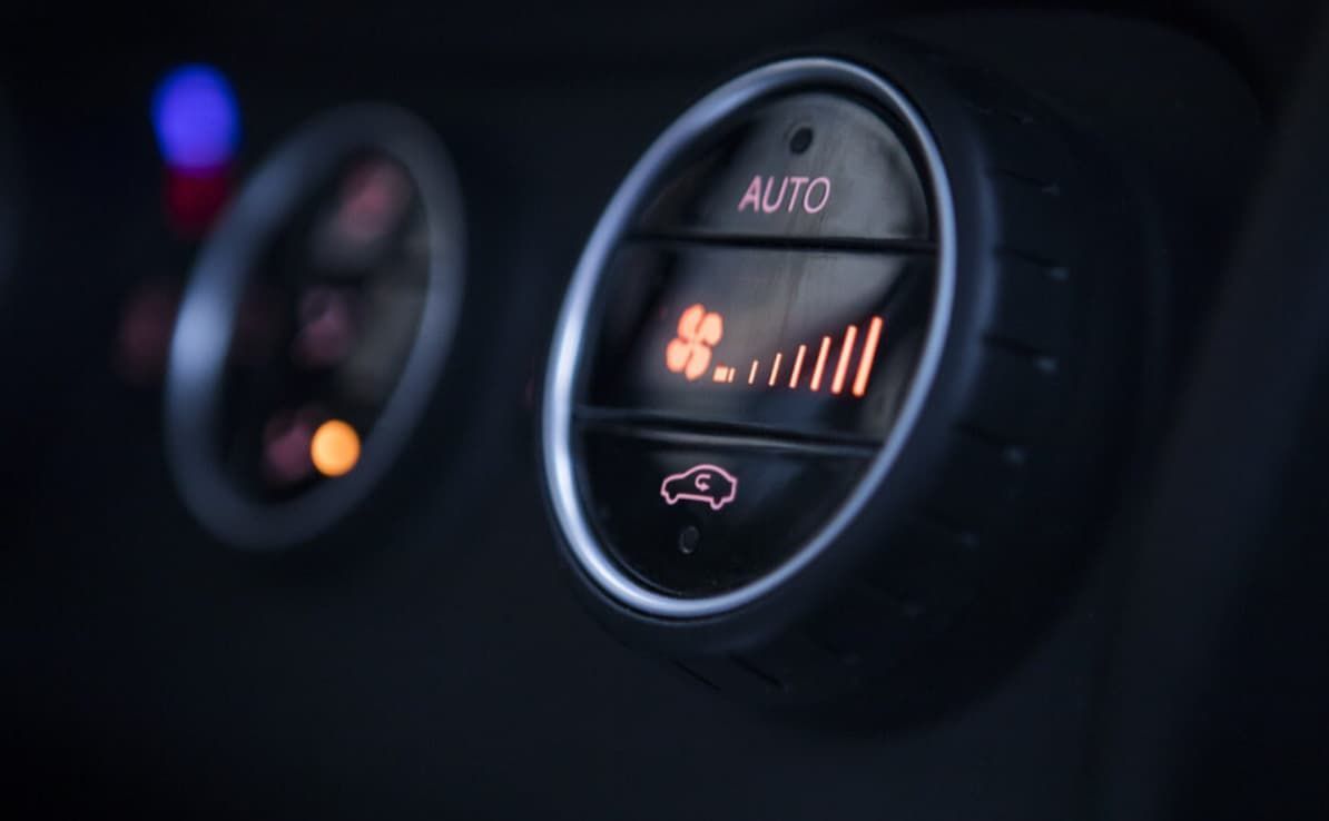 A Close Up Of A Car 's Air Conditioning Control — Bartons Auto Air Conditioning In Tolga, QLD