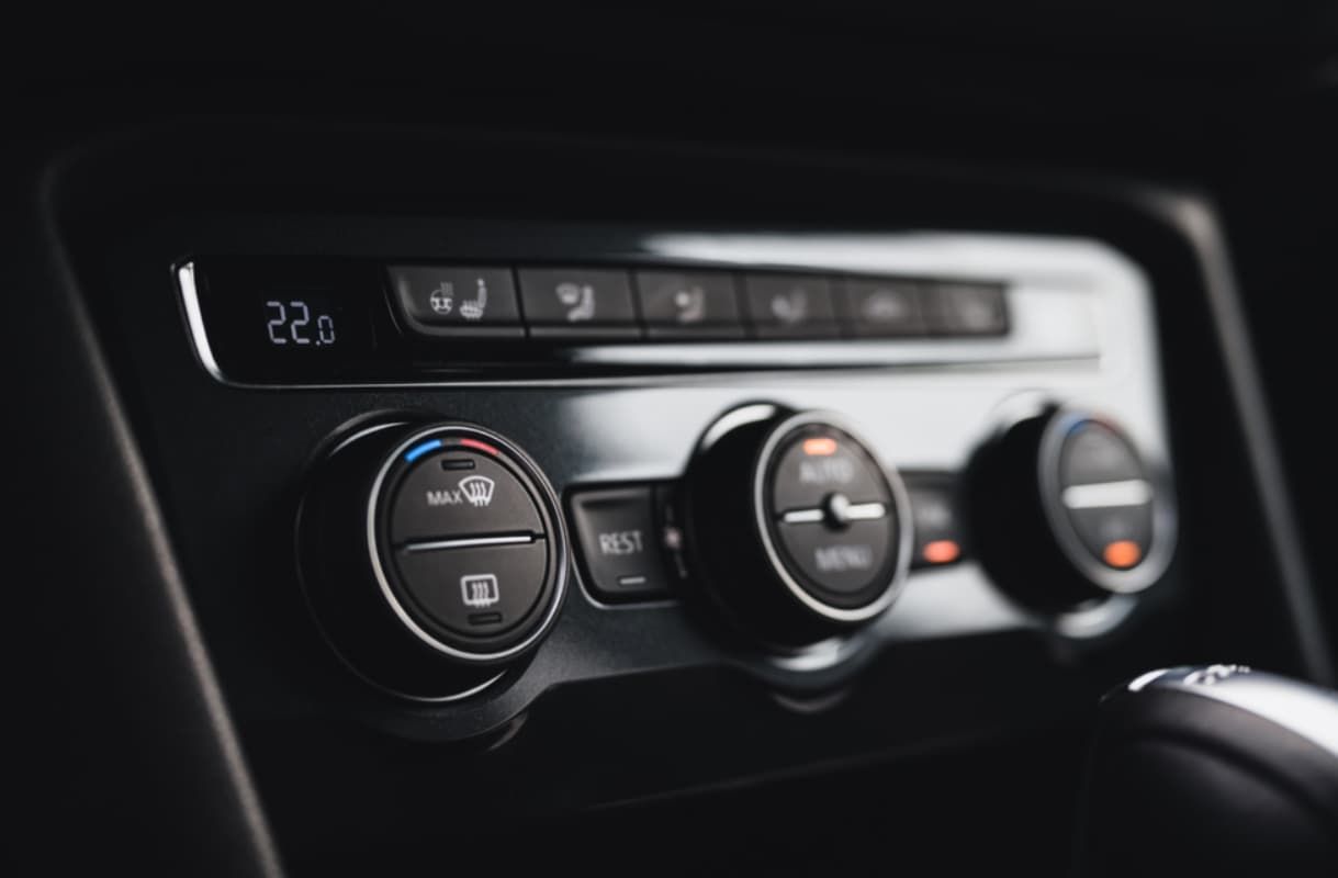 A Close Up Of A Car 's Air Conditioning Control Panel — Bartons Auto Air Conditioning In Tolga, QLD