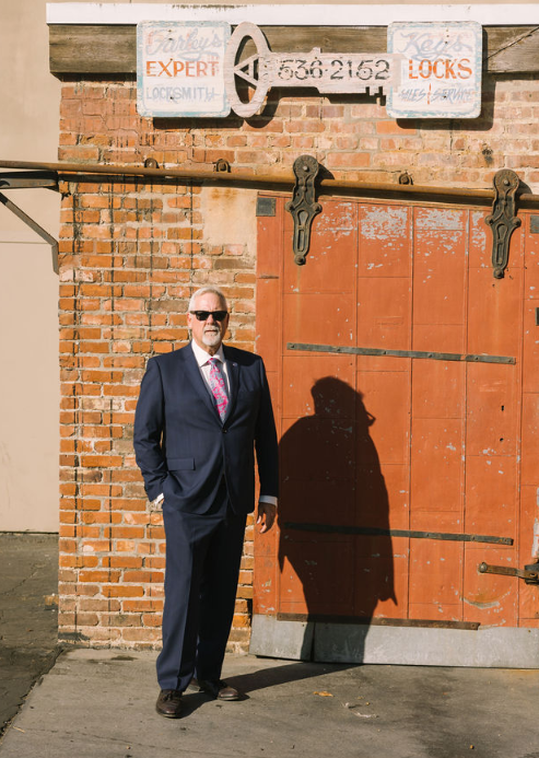 Butch Twining for HB City Council
in front of old jail house