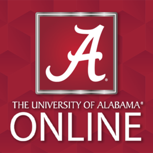 a logo for the university of alabama online