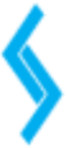 Blue abstract logo with interlocking angled shapes.