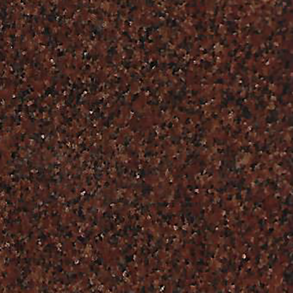 A close up of a brown granite counter top.