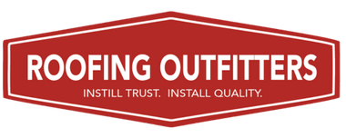 A logo for roofing outfitters in evergreen co