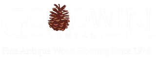 Logo with a pinecone and the words 