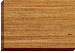 Wooden plank with visible grain in shades of brown.