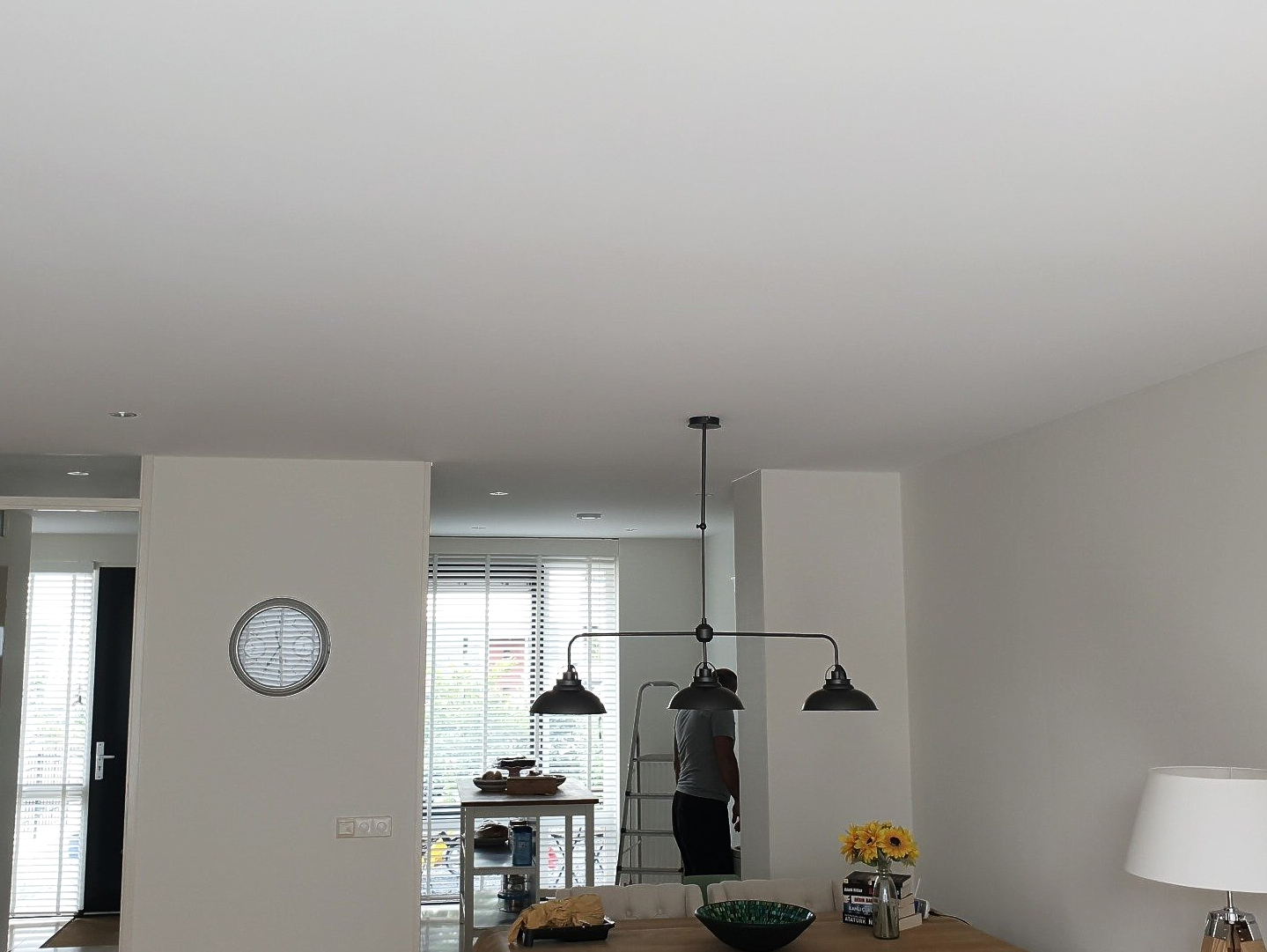 Spanplafond in woning