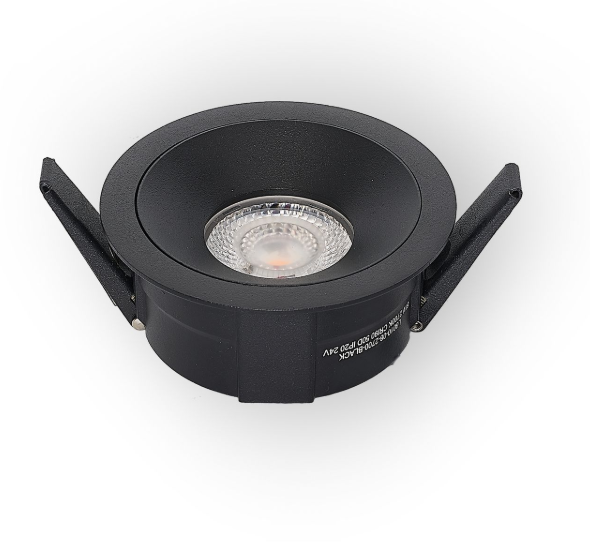 NIMO 24 volt 8 watt zwarte spot