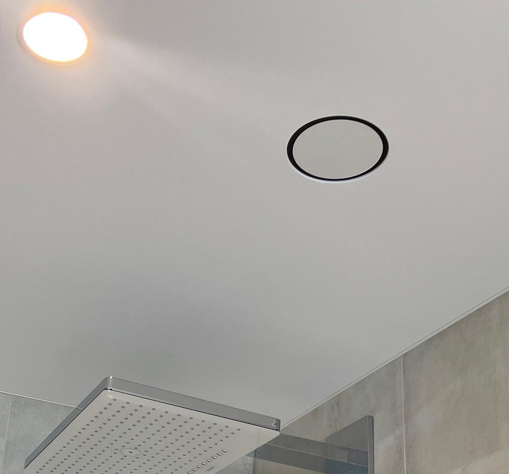 No-Show ventiel in spanplafond