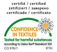 Certificaat  confidence in textiel