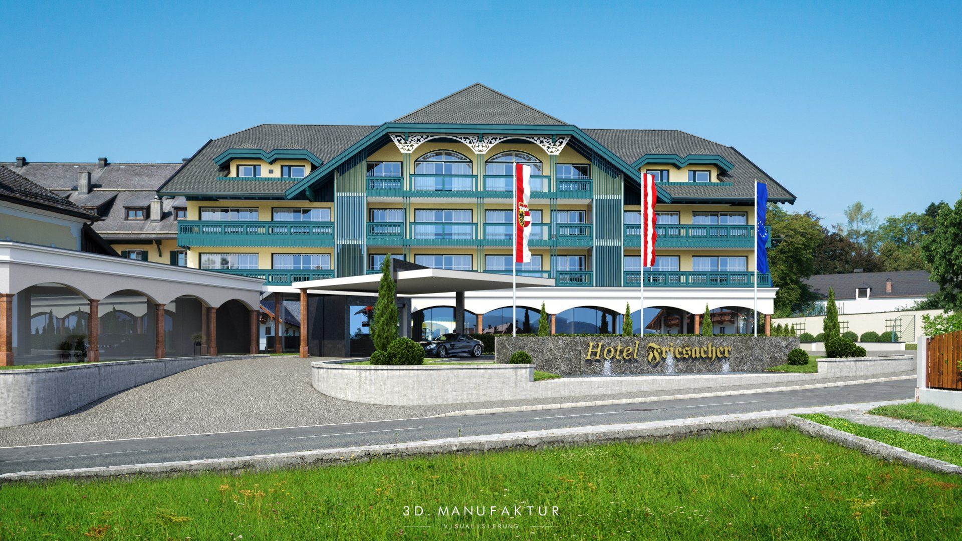 Architektur Visualisierung Hotel Friesacher