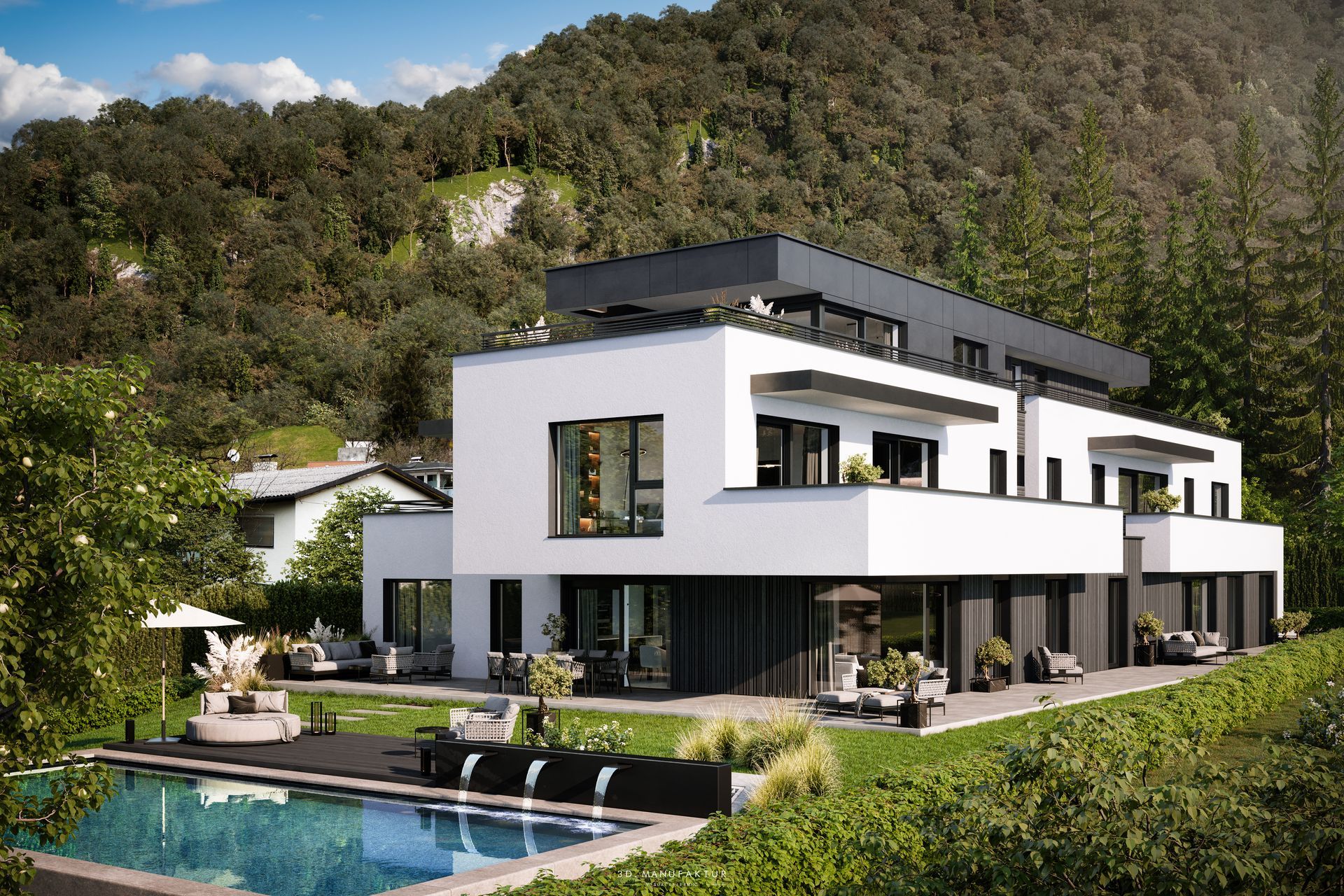 Architekturvisualisierung Grandezza Salzburg