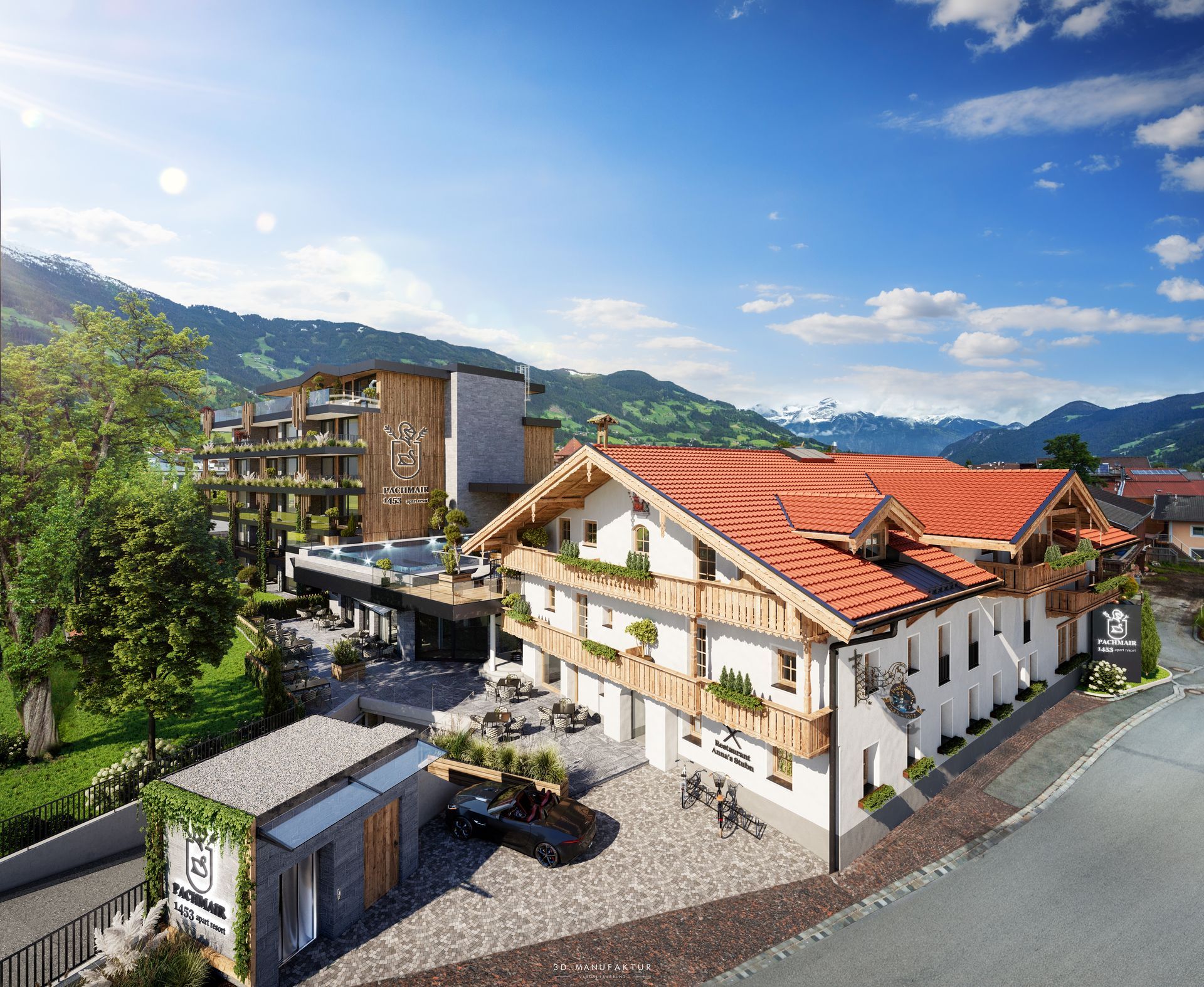 Visualisierung Hotel Pachmair