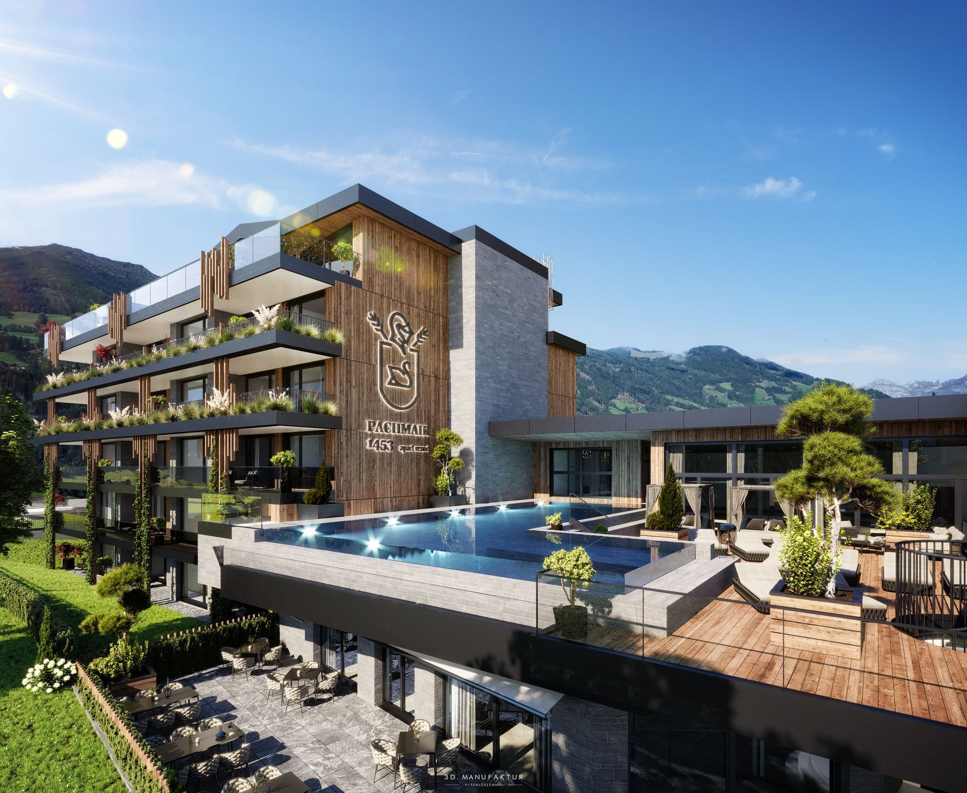 Visualisierung Hotel Pachmair