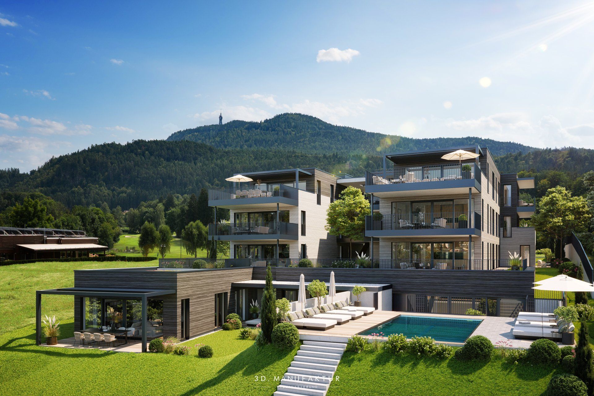 Architekturvisualisierung 9 Schlösser am Wörthersee