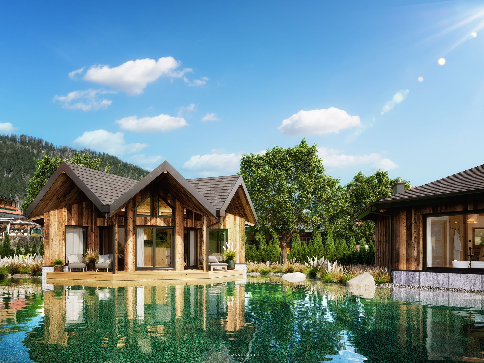 Architekturvisualisierung Hotel Rosenhof