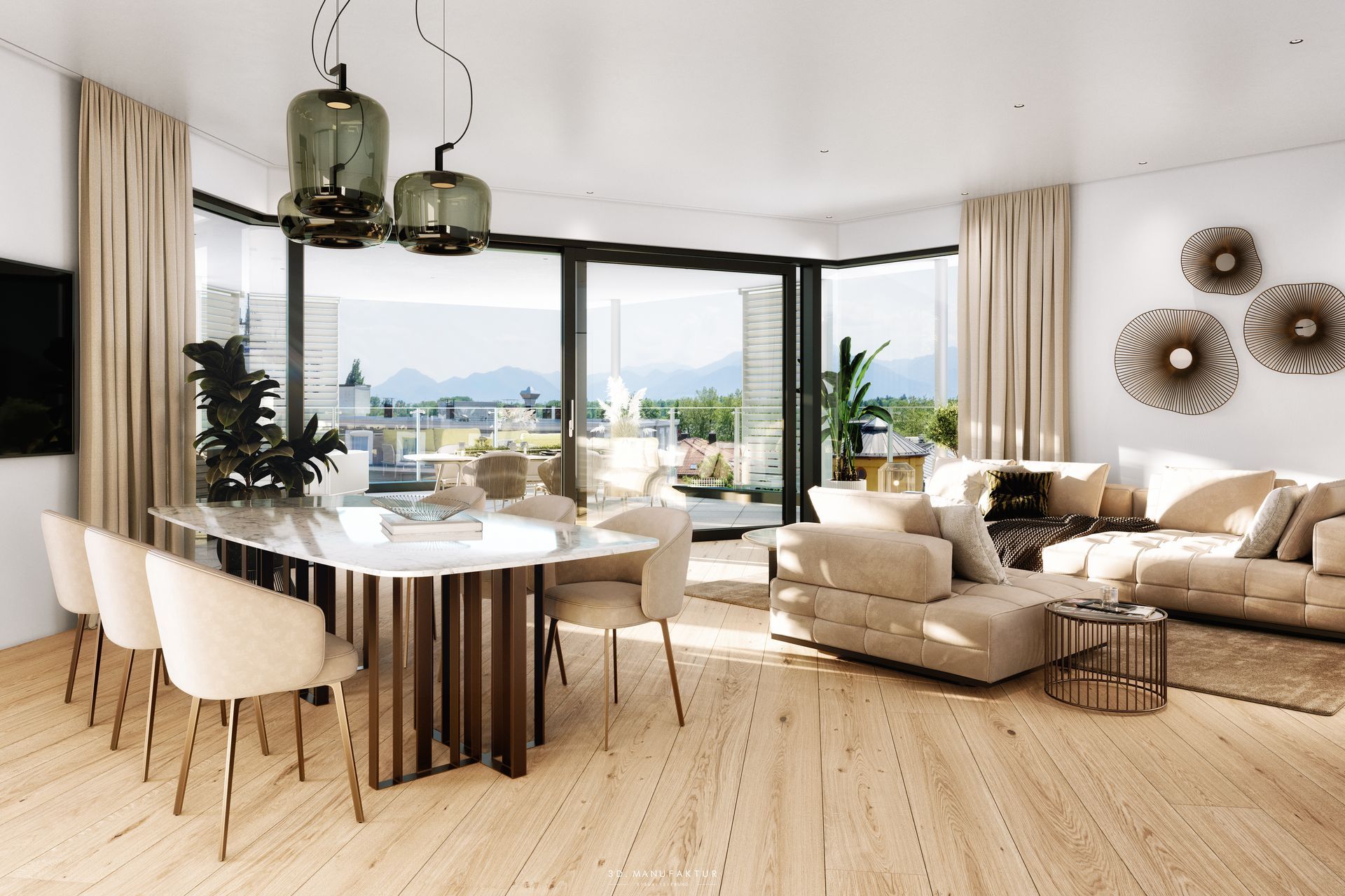 Visualisierung Wohnbau