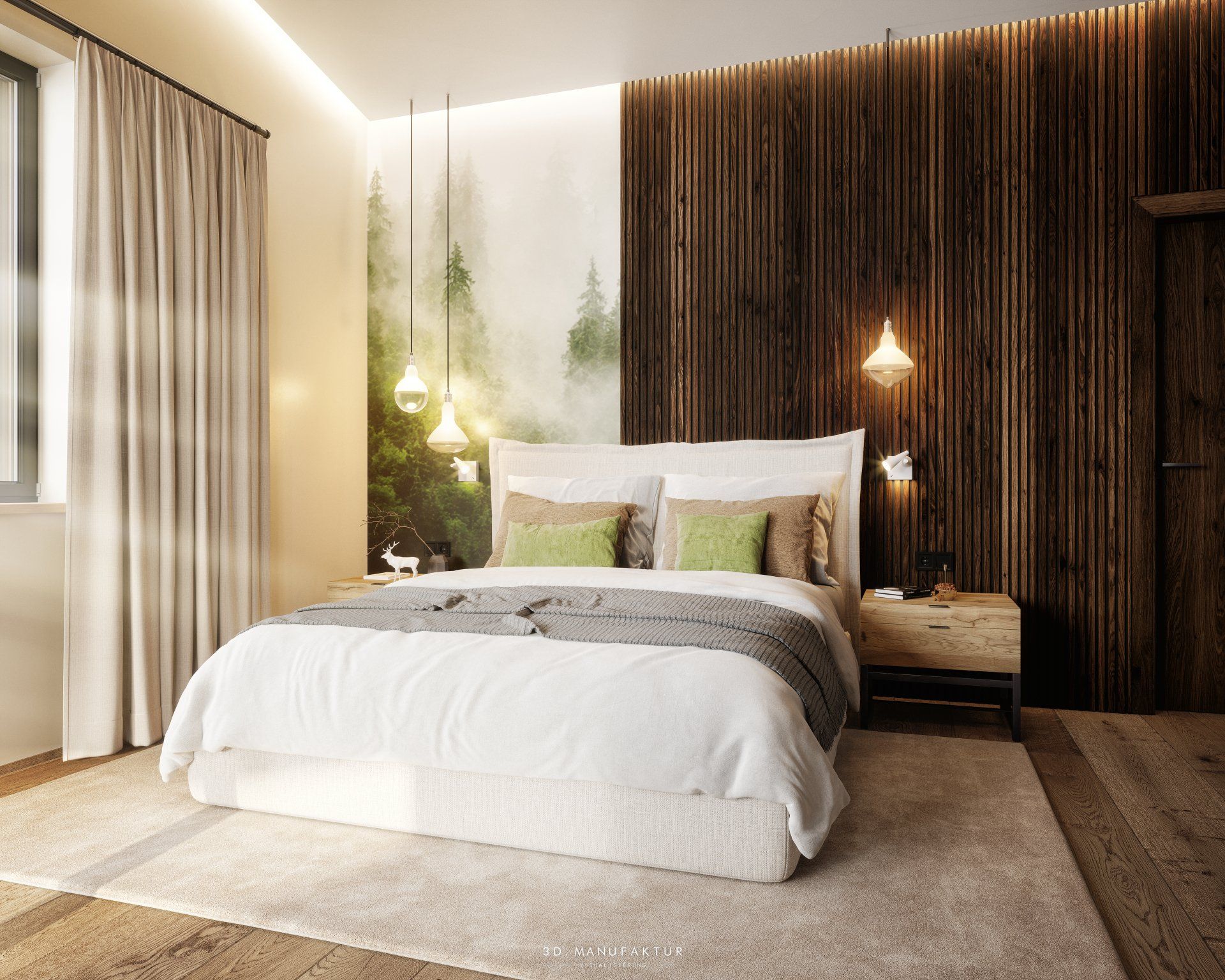 Interior Visualisierung Wohnprojekt Tannenbach Kirchberg in Tirol