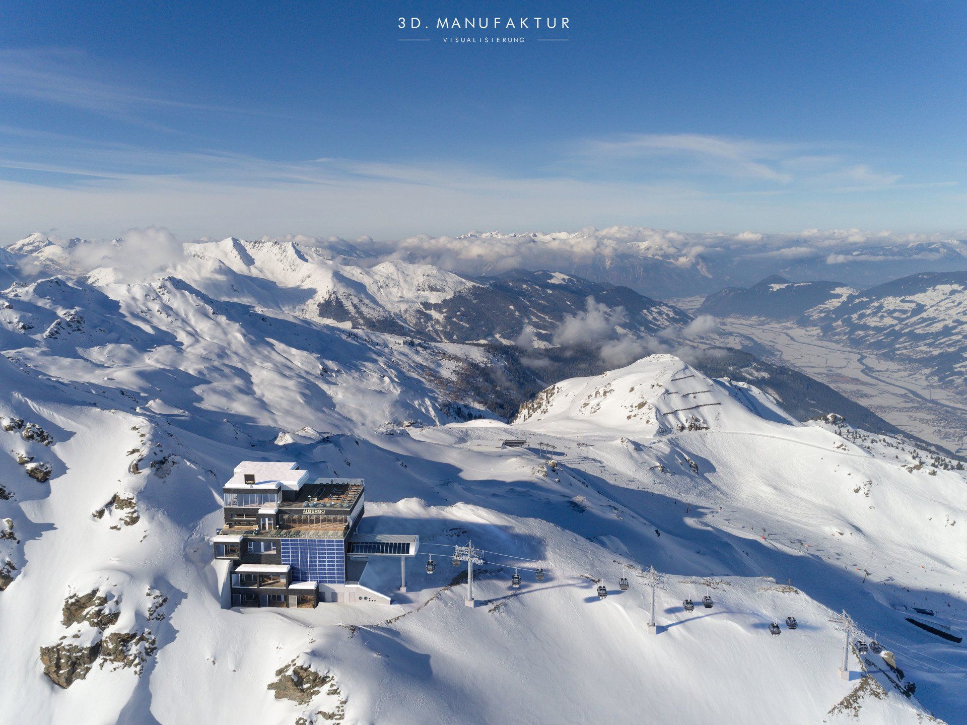 Architektur Visualisierung Wimbachexpress