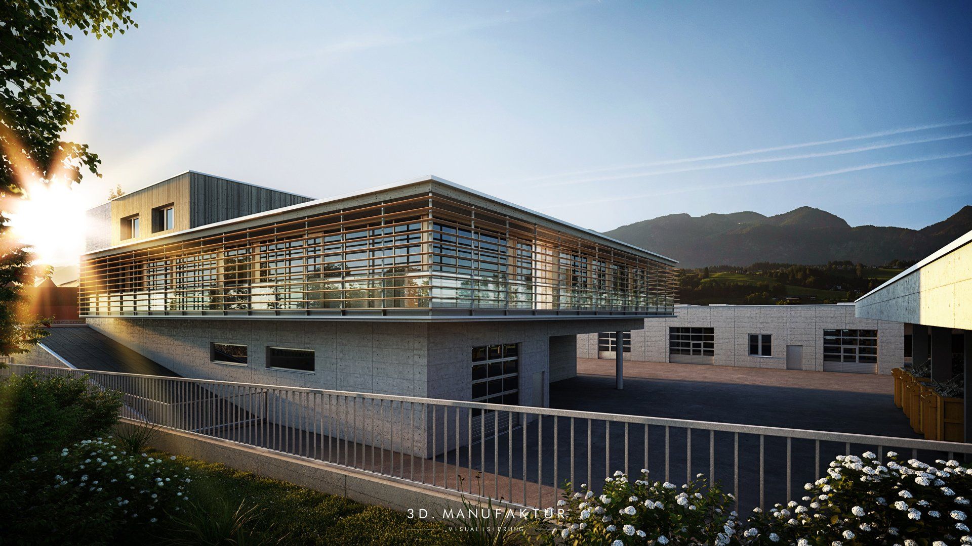 Architektur Visualisierung Industrie WLV Wörgl