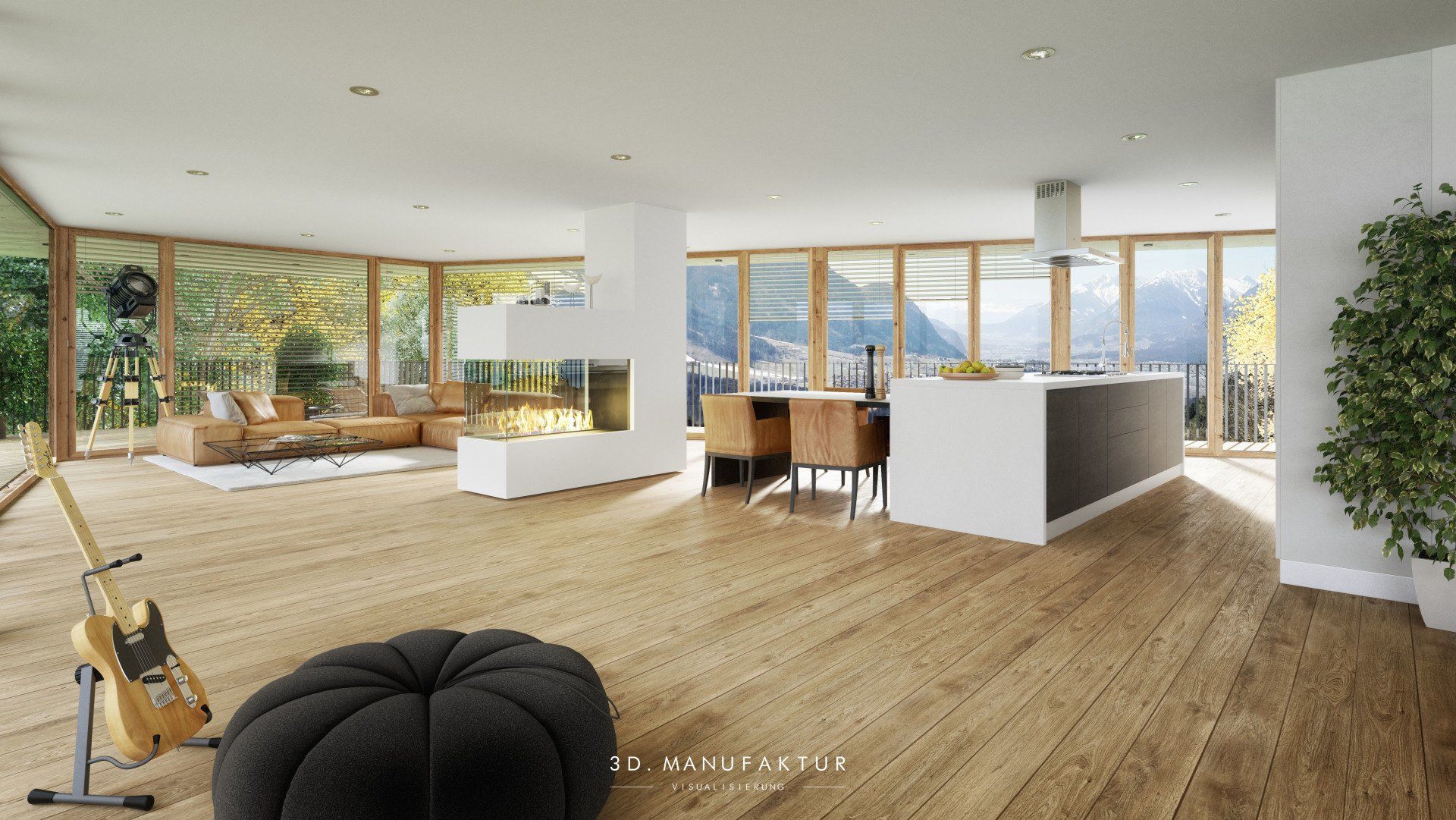 Architektur Visualisierung Penthouse