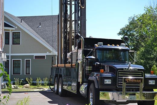Black Drill Truck - Commercial Well Drilling Services in Moultonborough, NH