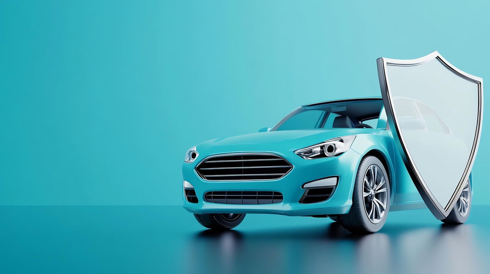 Car secured with insurance