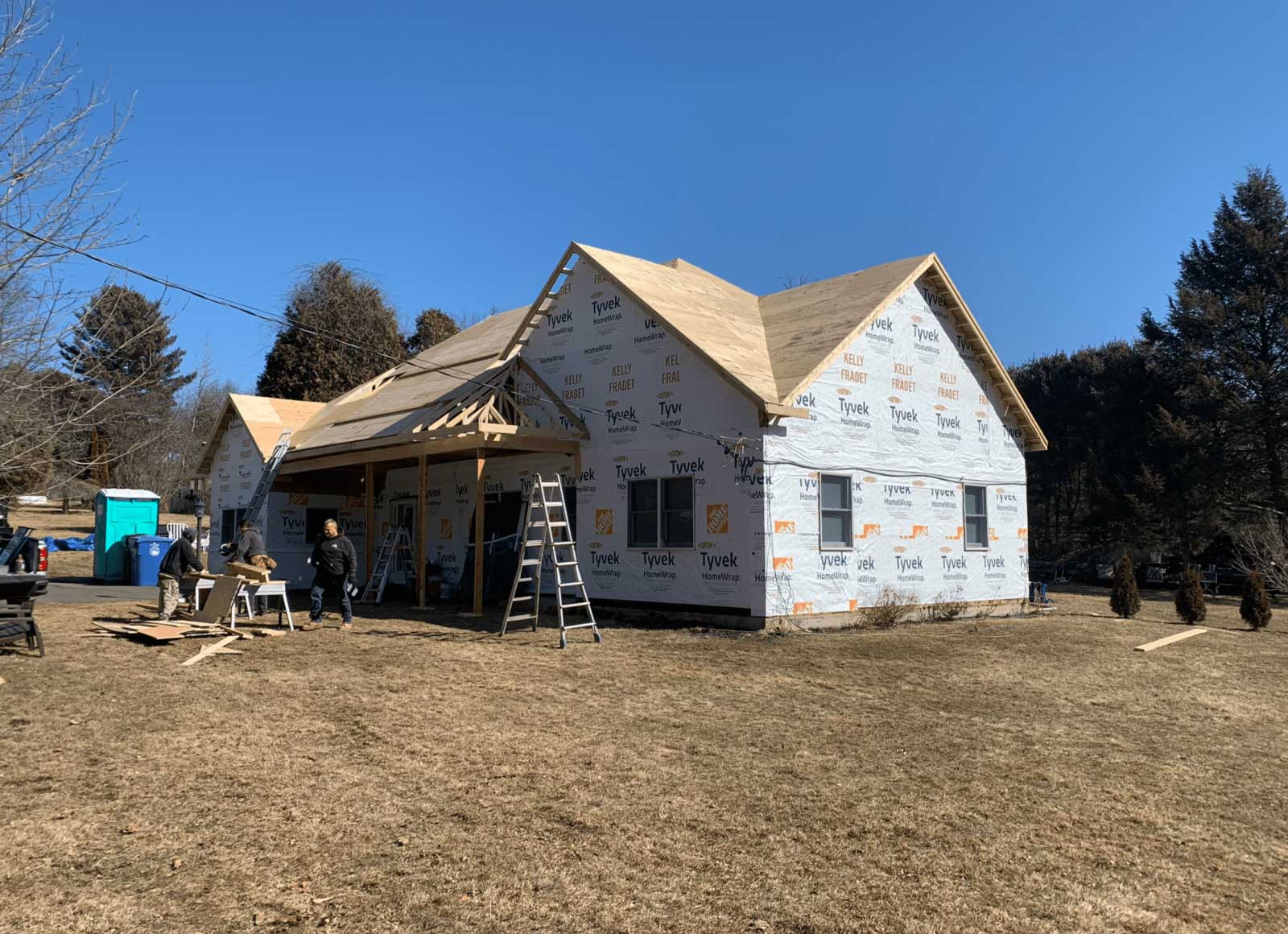 House walls with protection — Vernon, CT — Conventional Builders LLC