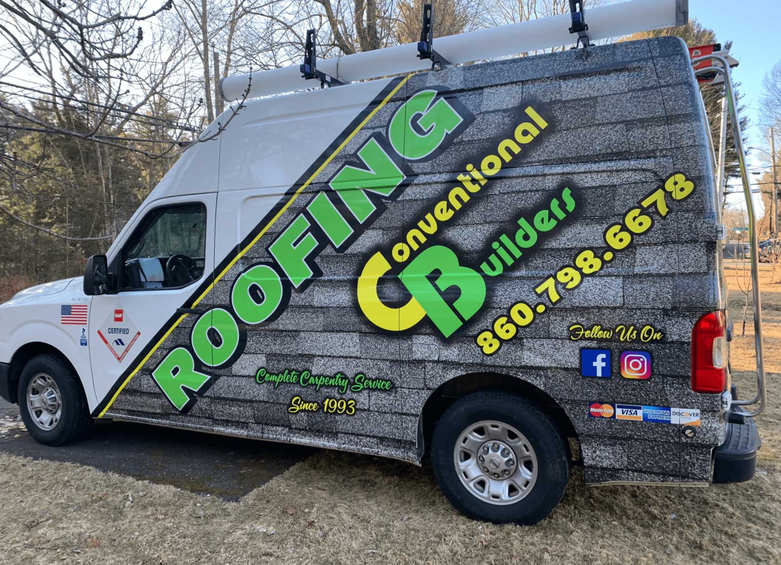 Conventional builders van — Vernon, CT — Conventional Builders LLC