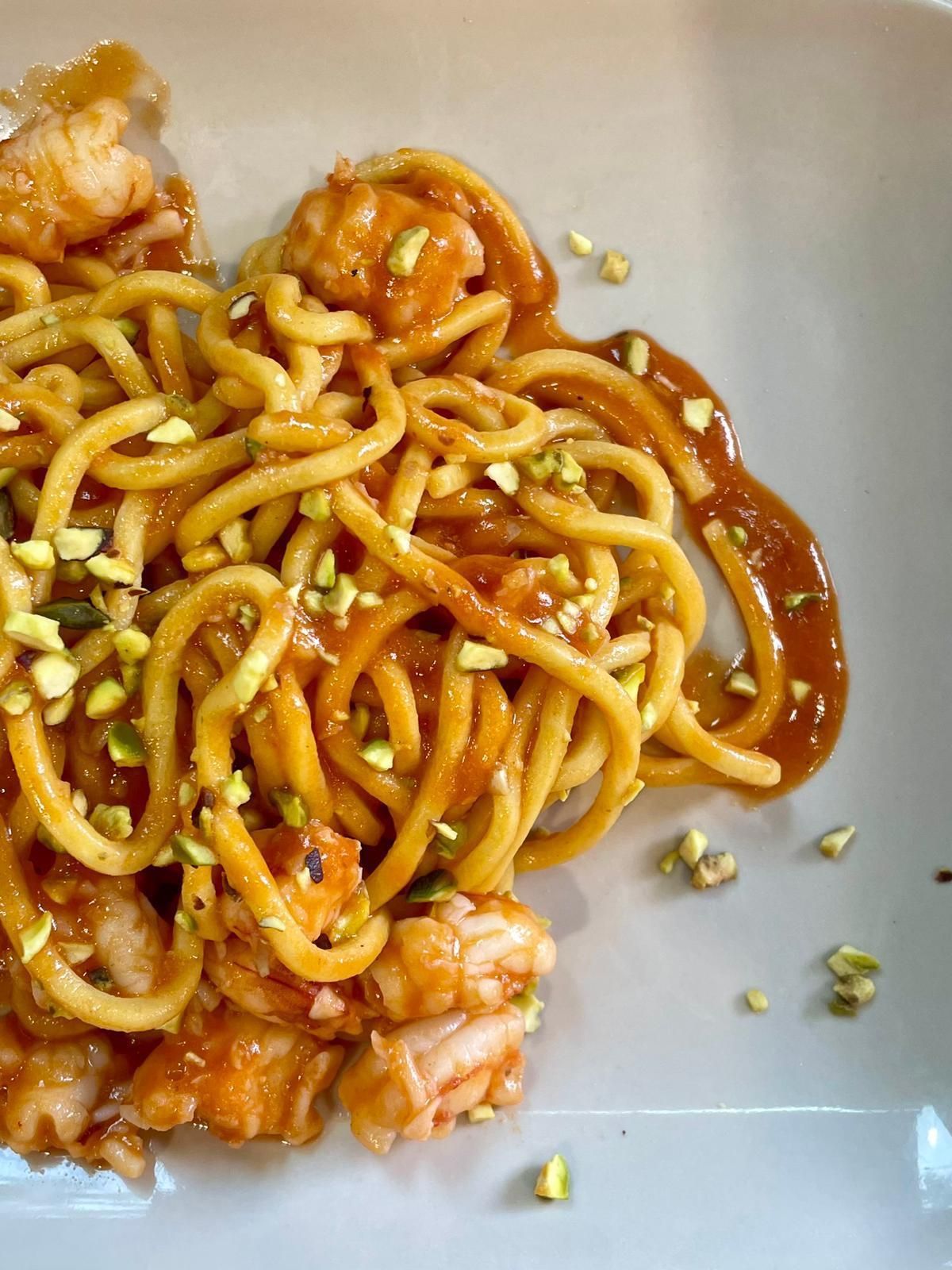 spaghetti ai gamberi