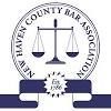 New Haven County Bar Association logo with scales of justice and text.