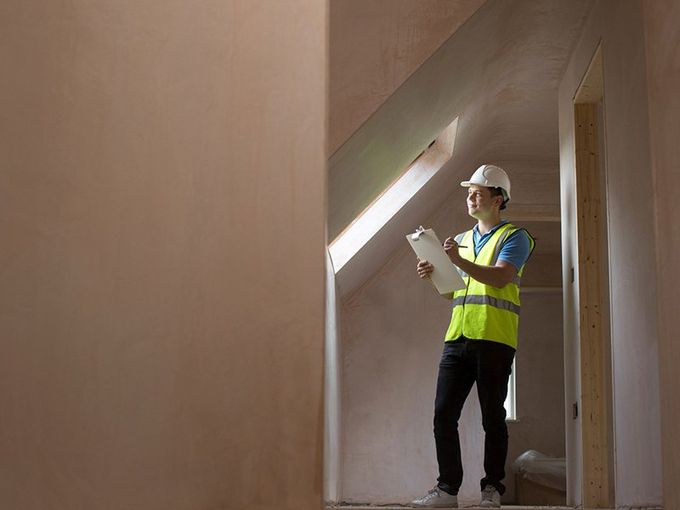 Man Inspecting a Building — Flagstaff, AZ — Core Structure Group