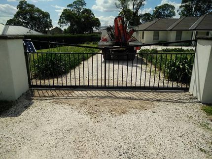 A Parking Lot with a Fence — Southern Gate Automation in Mittagong, NSW