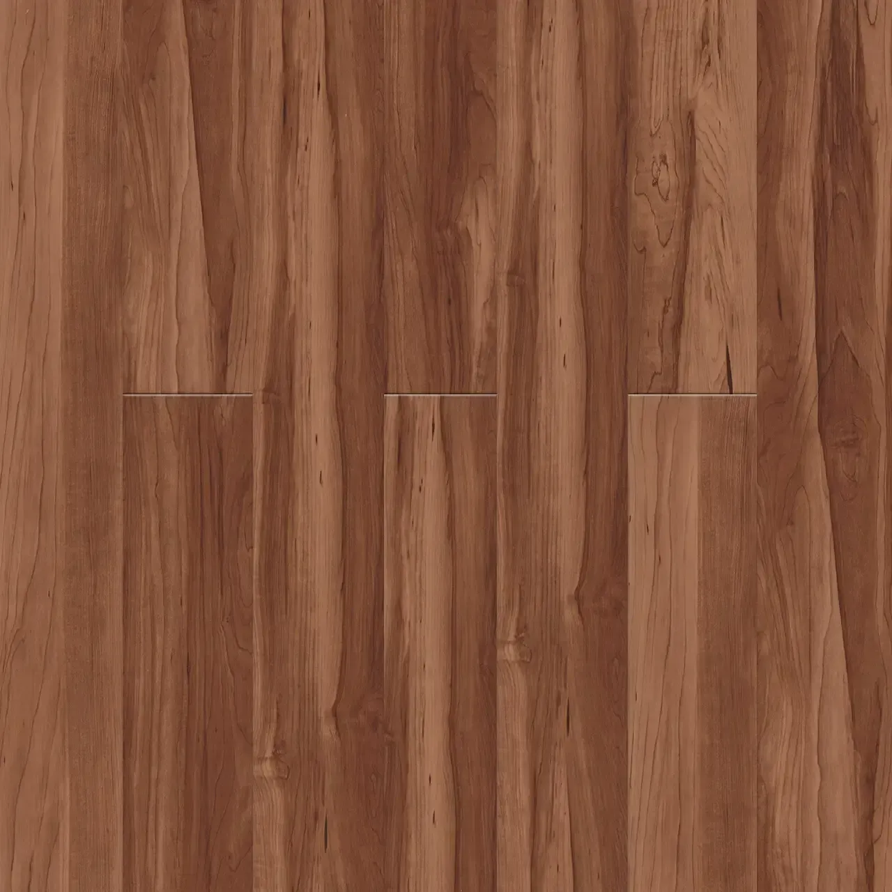 Brown hardwood flooring with vertical grain pattern.