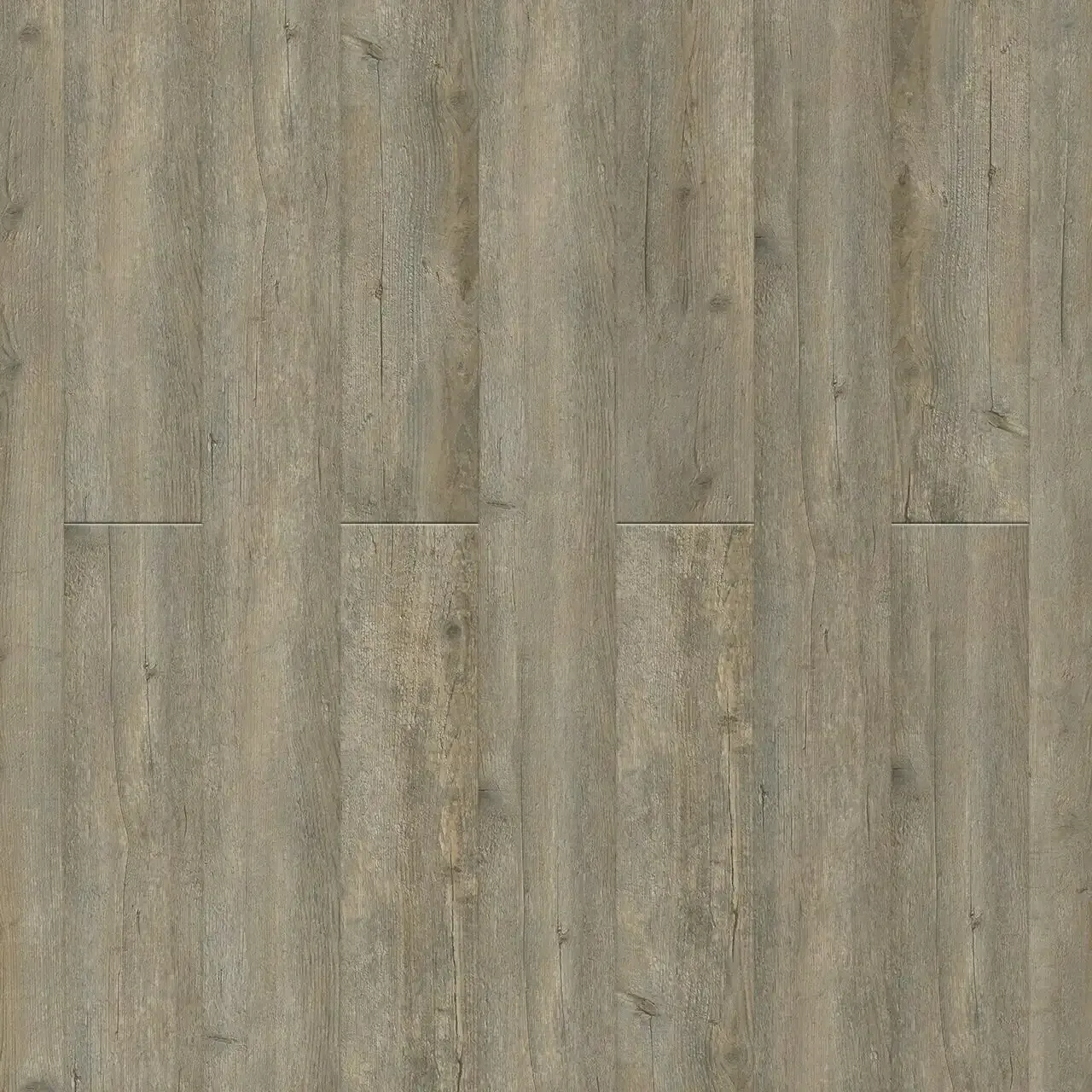 Gray and beige wood grain floorboards.
