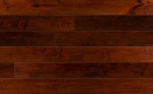 Dark brown hardwood flooring with visible wood grain.
