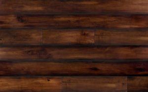 Dark brown wooden planks arranged horizontally.
