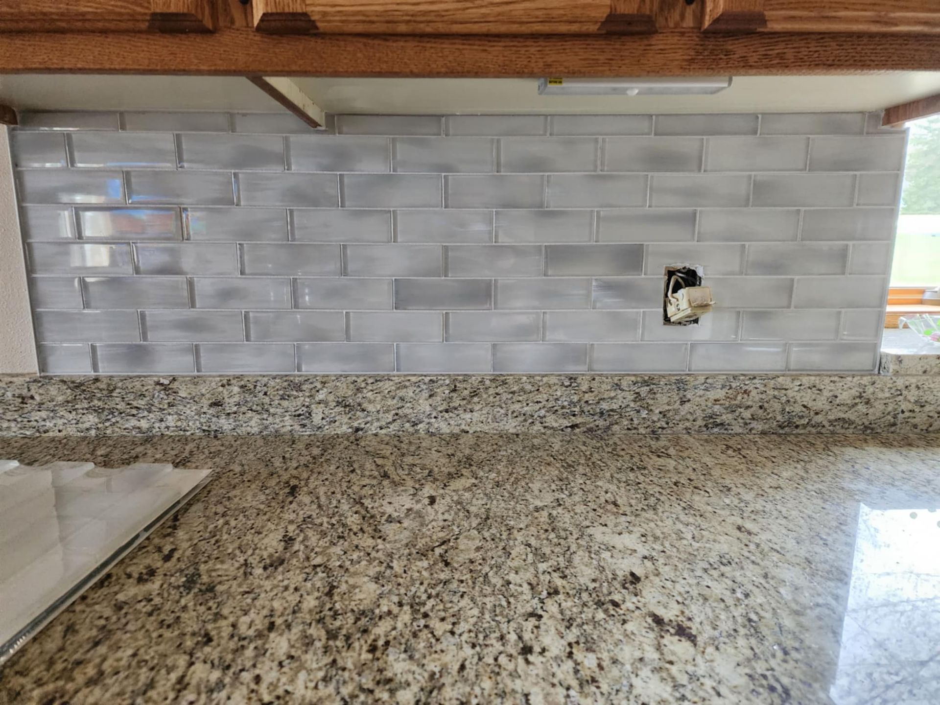 A close up of a beautiful counter top