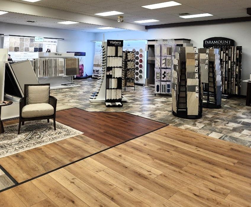 there are many different types of flooring in this room .