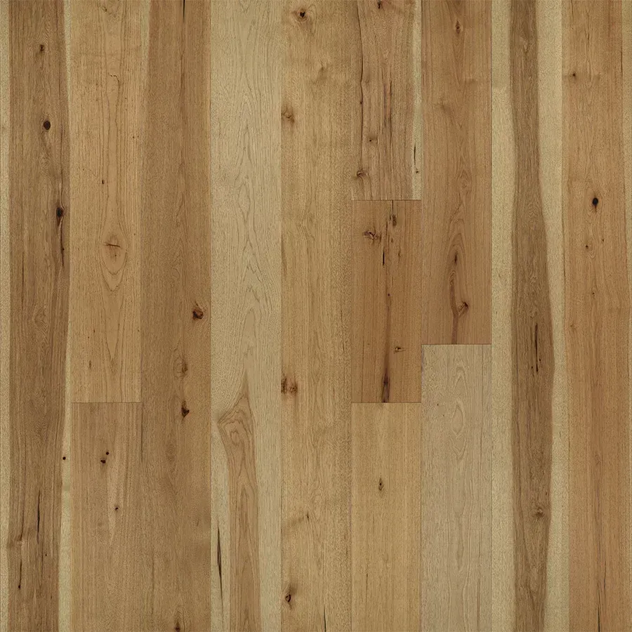 Light brown hardwood flooring with wood grain details.