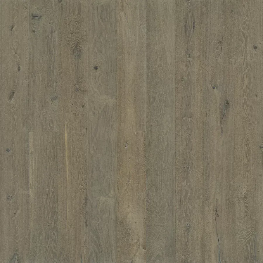 Gray-toned wooden floorboards with visible grain and knots.