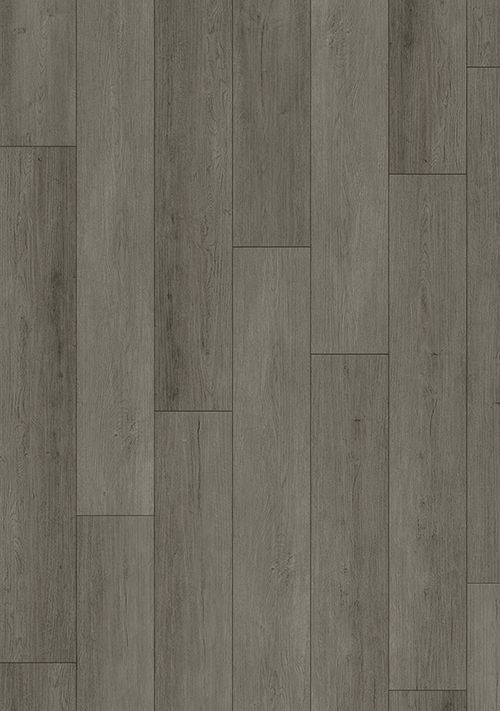 Gray wood plank flooring.