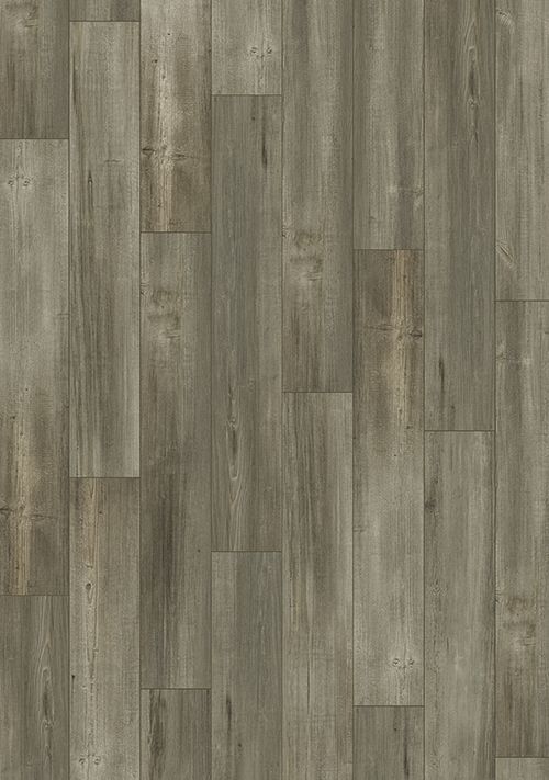 Gray wood grain floorboards.